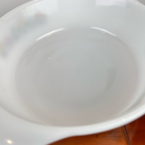 Anchor Hocking Fire King 1 1/2 Q casserole "Summer Field Flowers" pattern #437 - Picture 7 of 8